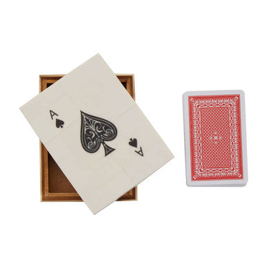 Stylish card box for poker, rummy, bridge & family games