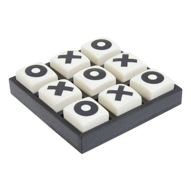 Made in the UK Extra Small Noughts & Crosses – Modern Monochrome Tic‑Tac‑Toe Set