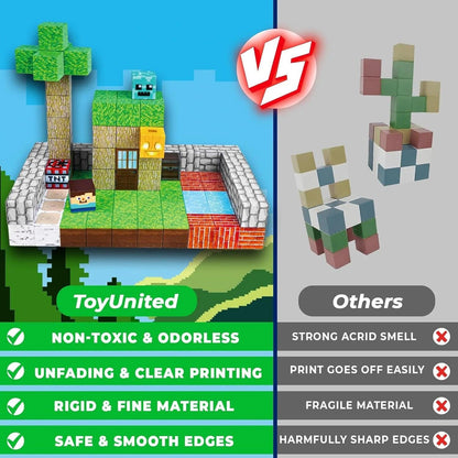 Stack, Build & Learn – 150PCS Montessori‑Style Magnetic Building Cubes for STEM Creativity.