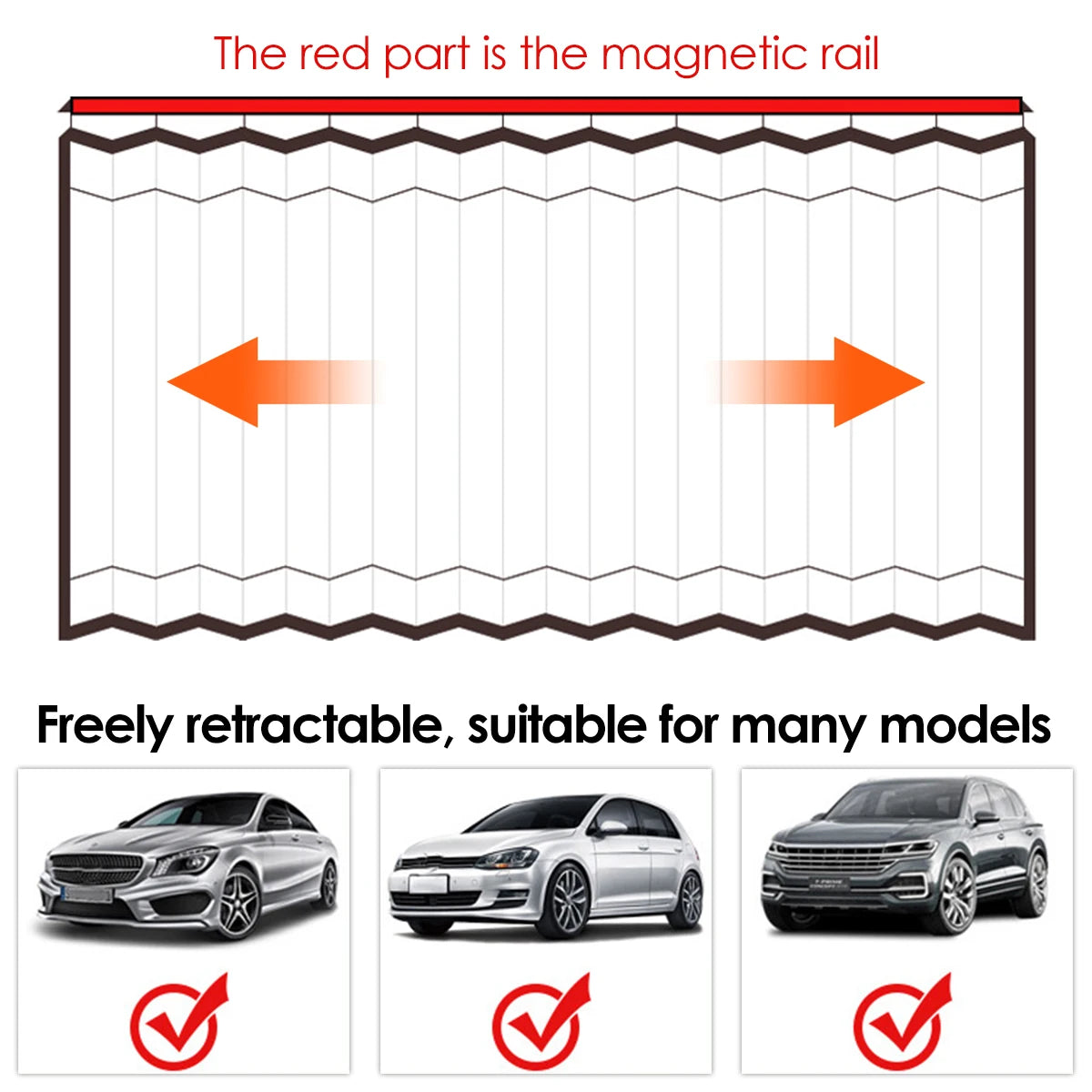 ​​​​​​​Magnetic Car Sunshade Curtains – UV Protection & Privacy Shield