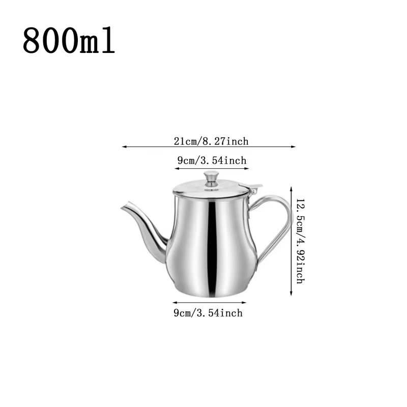 Cooking Oil Filter Pot Container Oil Separator Bottle Stainless Steel Storage Pot Oil Tank with Filter Mesh Kitchen Household