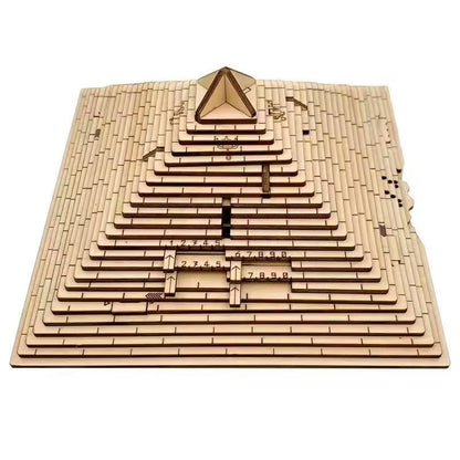 Surprise Gift Quest – Pyramid Puzzle Box with Hidden Compartment Brain Teaser for Adults & Kids.