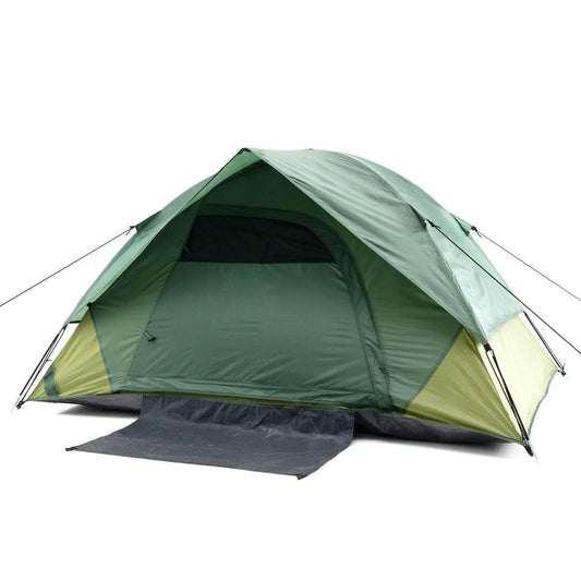 Lightweight Outdoor Tent with Removable Rain Fly and Double-Layer Door.