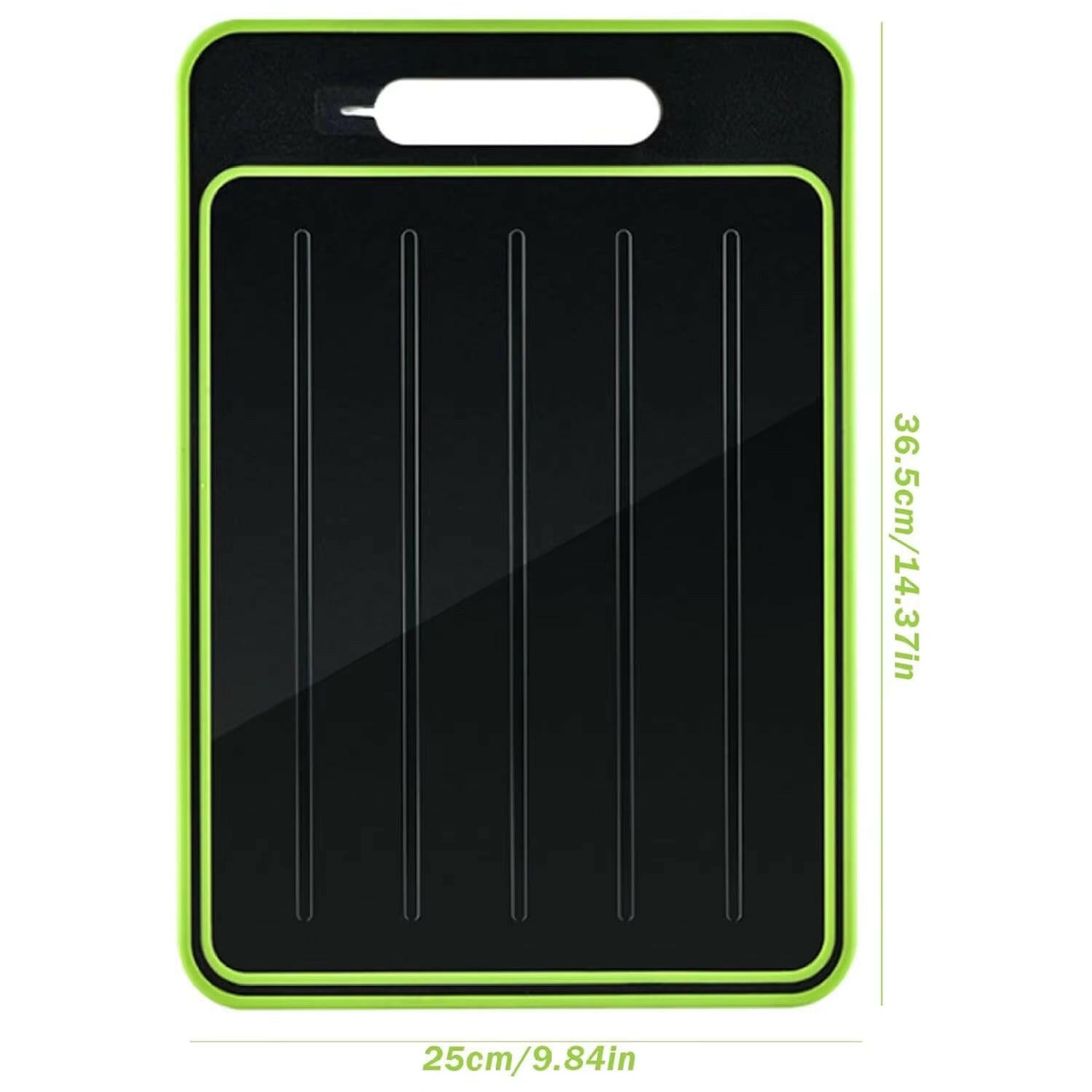 4-in-1 Miracle Melt Defrosting Board – Cutting, Grating & Sharpening.