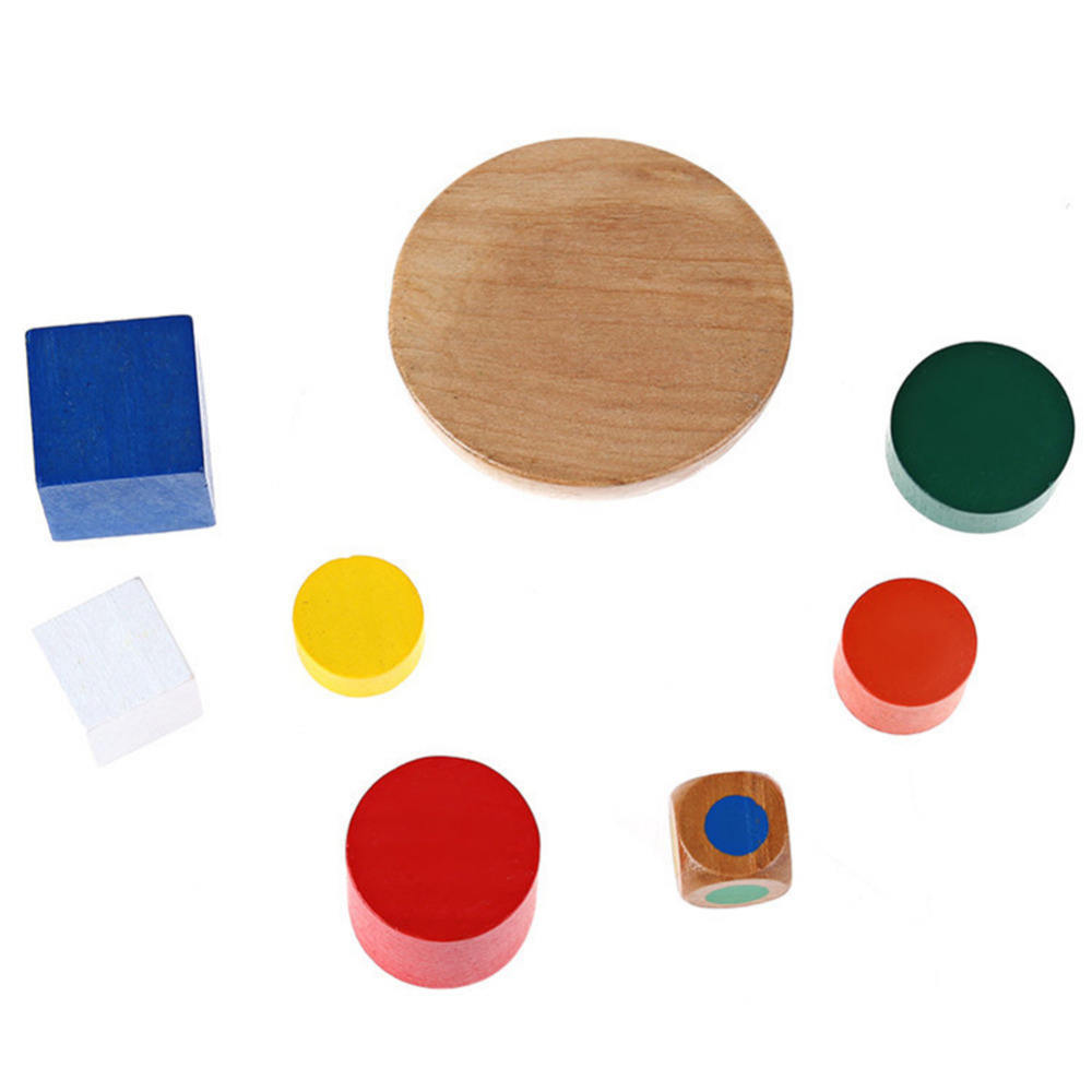 Wooden hemisphere balance puzzle toy for kids aged 3+, multicolor, lightweight, and educational.