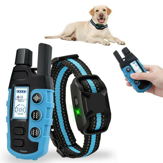 Ultimate No Shock 3300Ft Dog Training Collar - Rechargeable Waterproof E-Collar with Beep & Vibration for Effective Training.