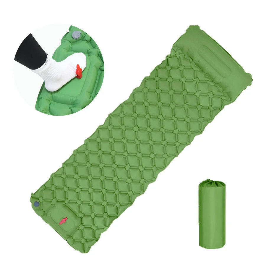 Camping Inflatable Mattress with Pillows.