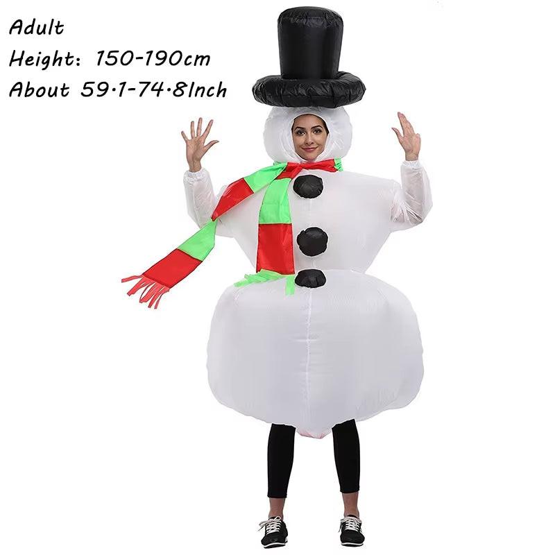 Christmas Inflatable Costume – Gingerbread, Santa, Snowman & More | Adult & Kids Sizes for Holiday Parties & Cosplay.