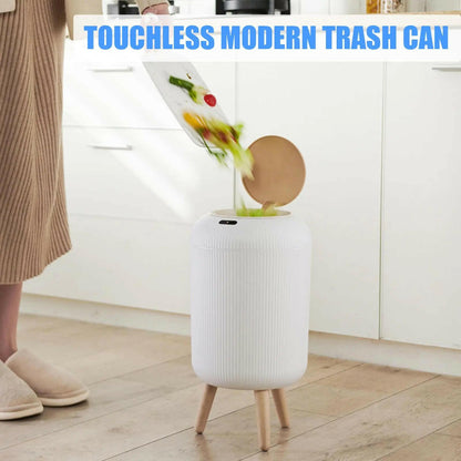 Smart Motion Sensor Trash Can - Automatic Lid, Odor Control & Stylish Design for Modern Homes & Offices!.
