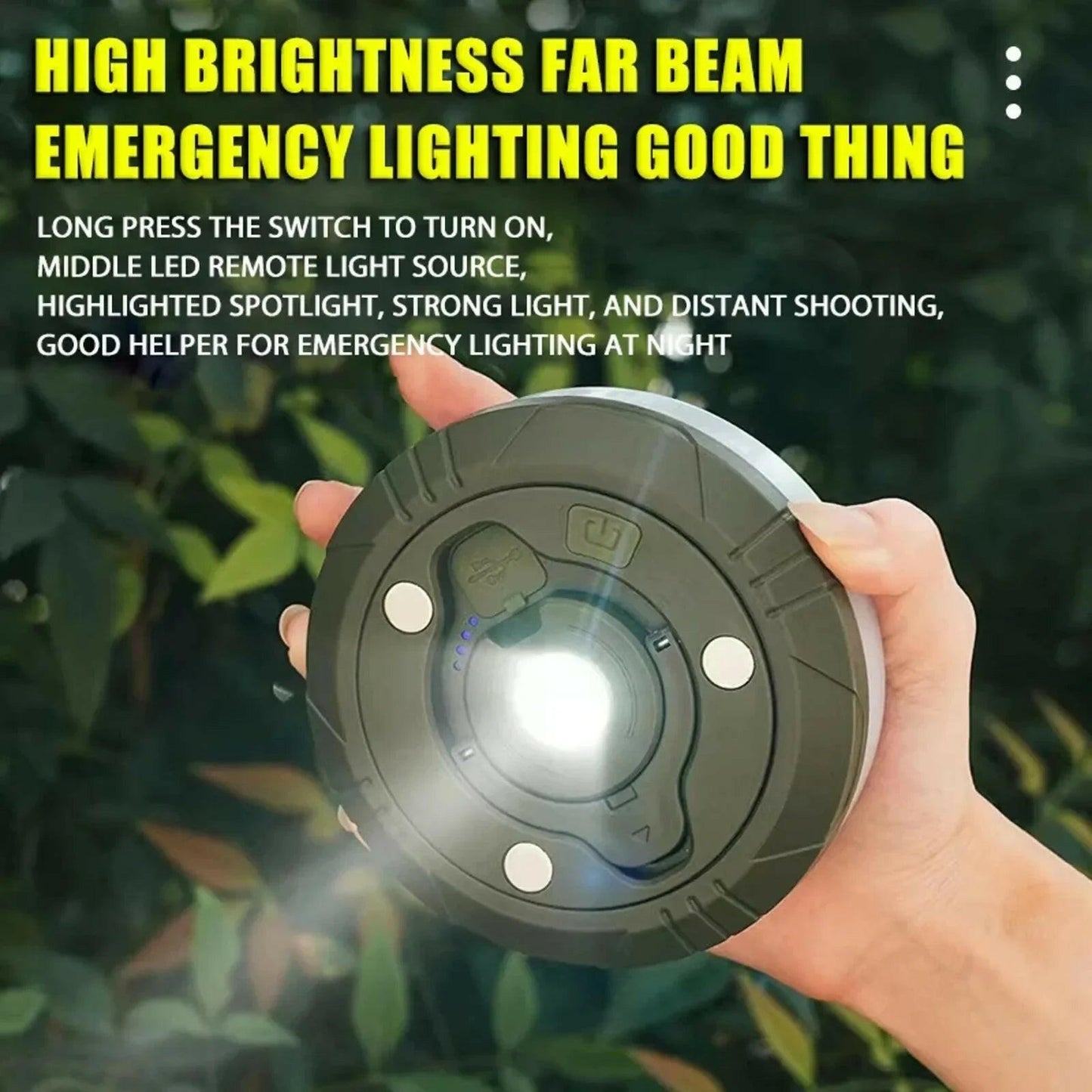 Camping String Lights 2 In1 Outdoor Waterproof Portable Stowable String Light with Lighting Modes USB Camping Lights for Hiking.
