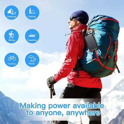 30,000mAh Solar Power Bank – Waterproof, Fast-Charging External Battery with SOS Light for iPhone, Samsung, Xiaomi & More