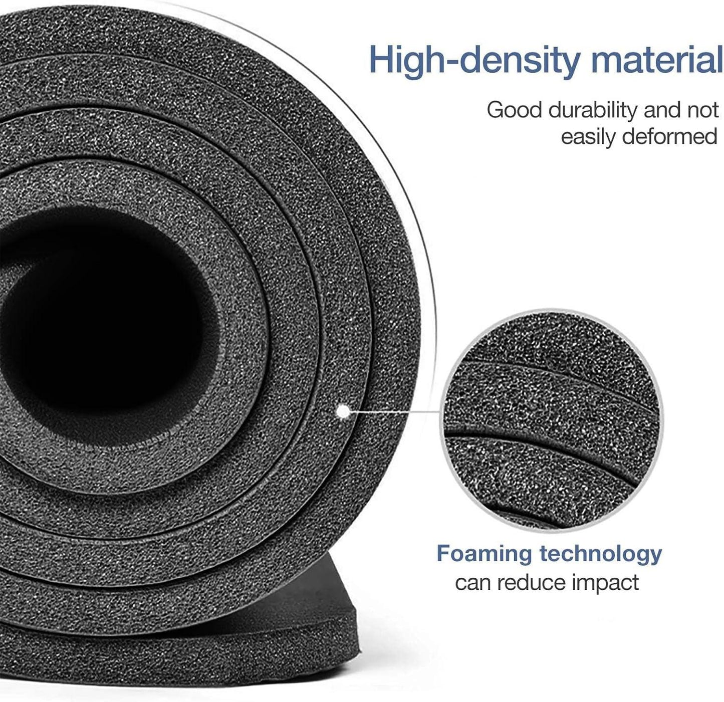 Extra Thick Yoga Mat – Non-Slip Exercise Mat with Strap & Bag.