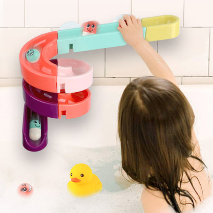 Colorful bath toys making bath time fun and safe for children, encouraging playful learning and creativity.