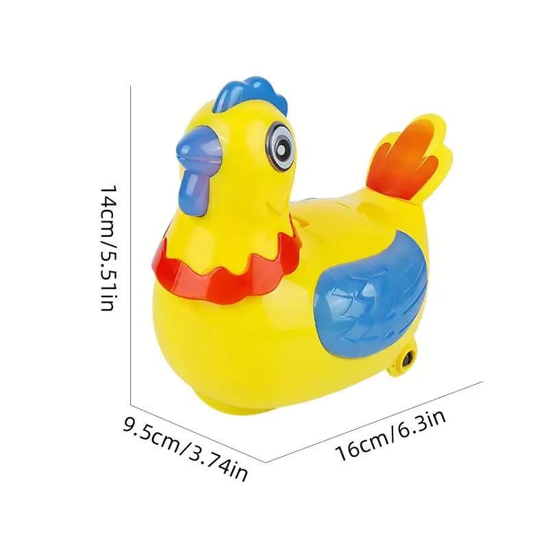 Walk, Cluck & Surprise – Electric Hen Laying Eggs Toy with Lights, Music & Obstacle Avoidance.
