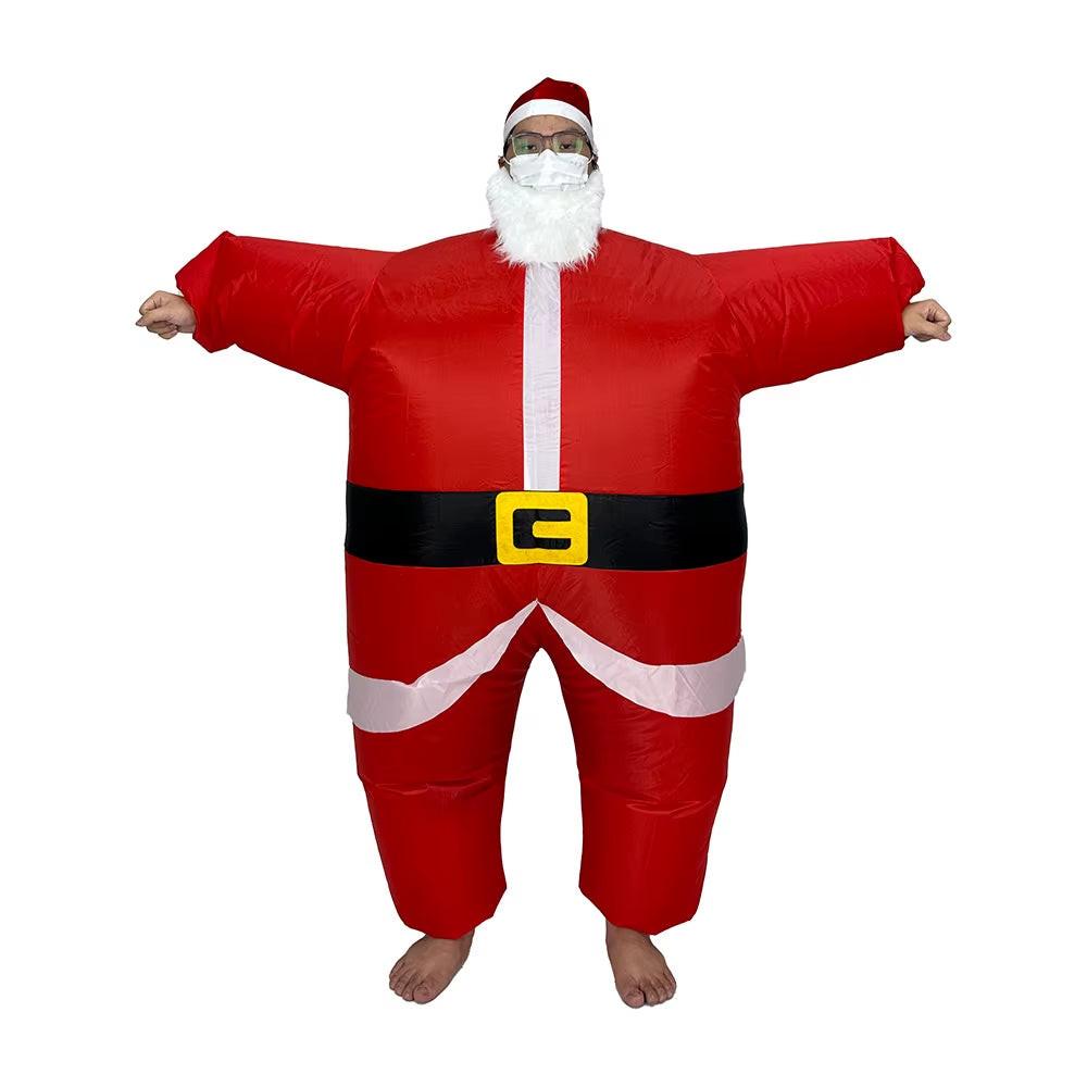 Inflatable Christmas Costumes – Humorous Holiday Outfits for Adults & Kids.