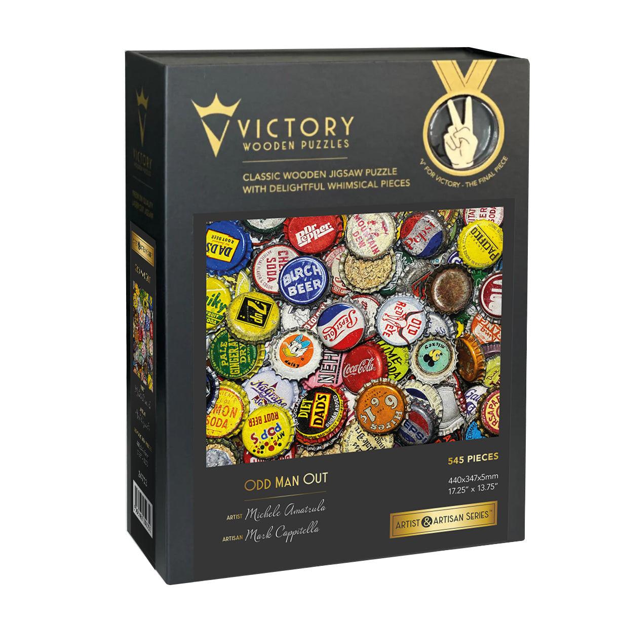 Odd Man Out – Artisan™ Wooden Puzzle by Michele Amatrula & Mark Cappitella (545 Pieces).