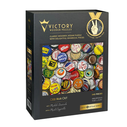 Odd Man Out – Artisan™ Wooden Puzzle by Michele Amatrula & Mark Cappitella (545 Pieces).