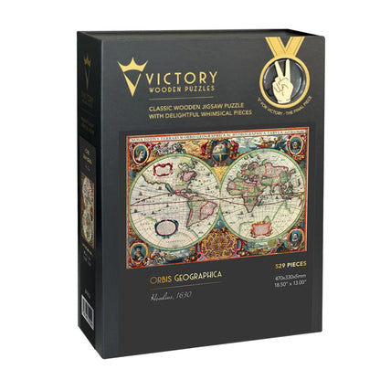 Orbis Geographica – Wooden Jigsaw Puzzle.
