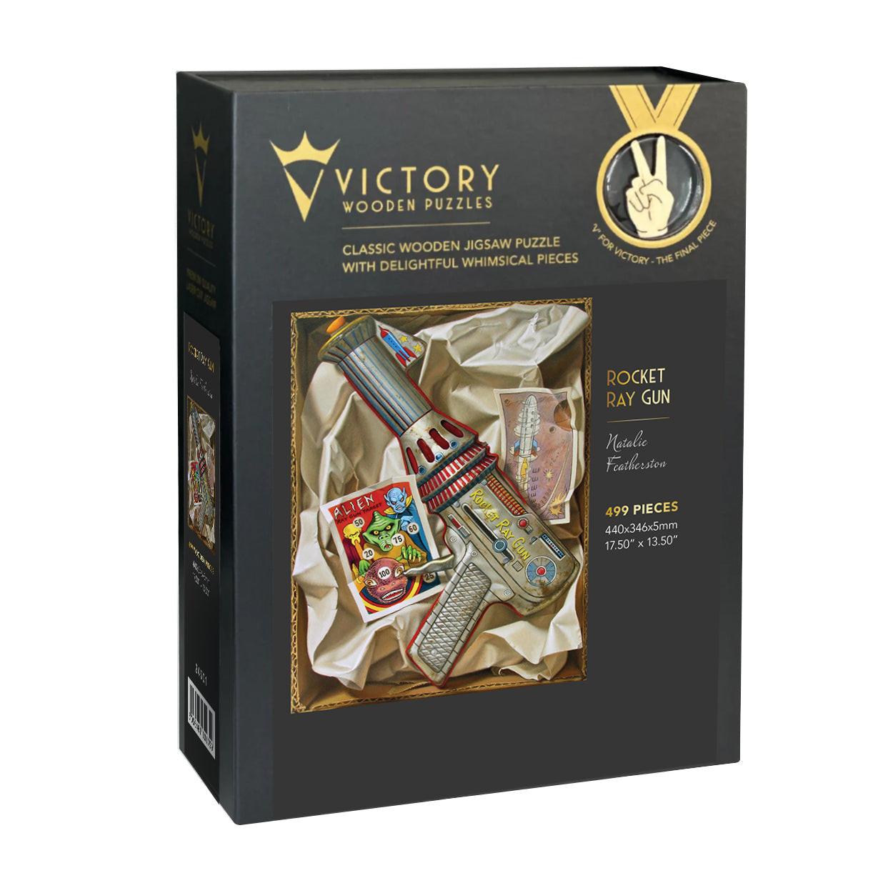 Rocket Ray Gun – Wooden Jigsaw Puzzle.