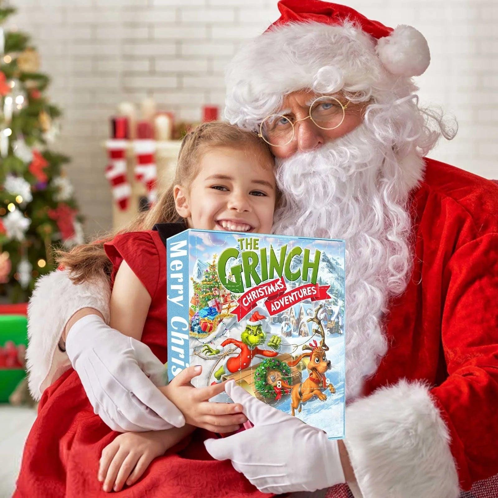 Grinch Advent Calendar 2025 – 24-Day Christmas Countdown with Collectible Figures.