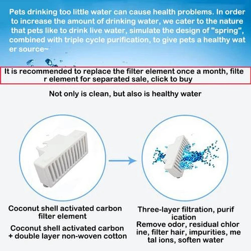 Automatic swan-shaped pet water dispenser with silent pump, advanced filtration & USB-powered design. Perfect for cats & dogs! Stylish, energy-efficient & easy to clean.