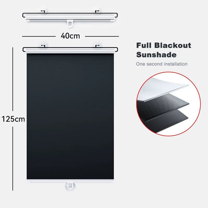  Cordless retractable roller shades for cars, vans & SUVs. Total blackout, UV protection & no-tool installation. Stay cool, private & stylish on the road!