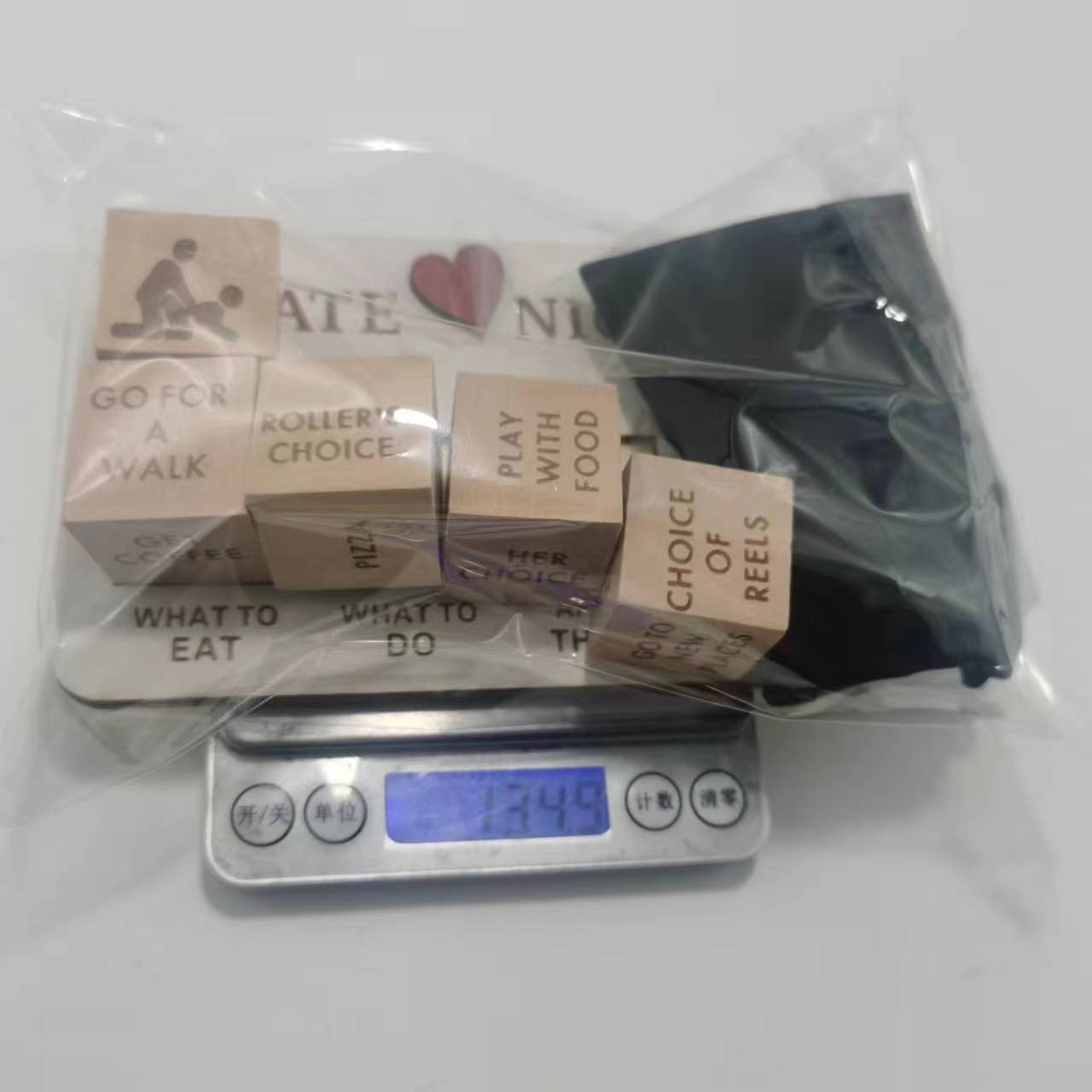 Cozy date night idea featuring unique wooden dice for fun and memorable moments