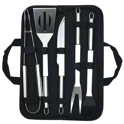 Ultimate Grillmaster Kit | Stainless Steel BBQ Tools | Portable Case .