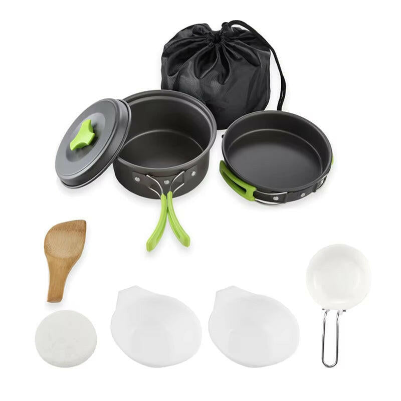 Complete Lightweight Camping Cookware Set.