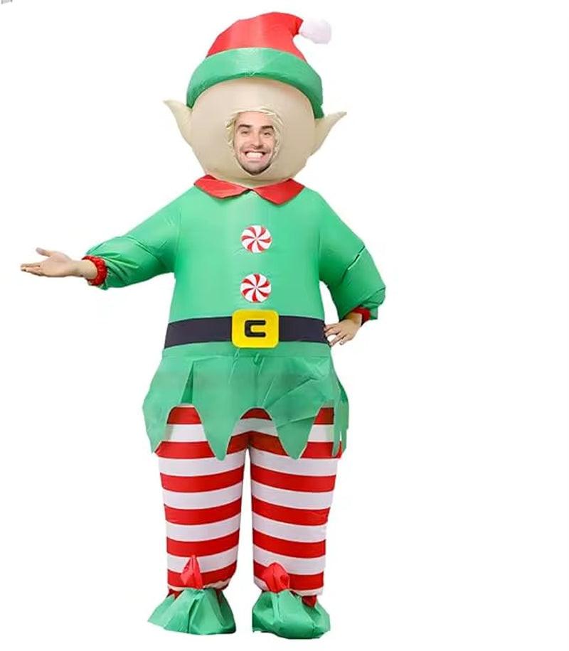 Inflatable Christmas Costumes – Humorous Holiday Outfits for Adults & Kids.