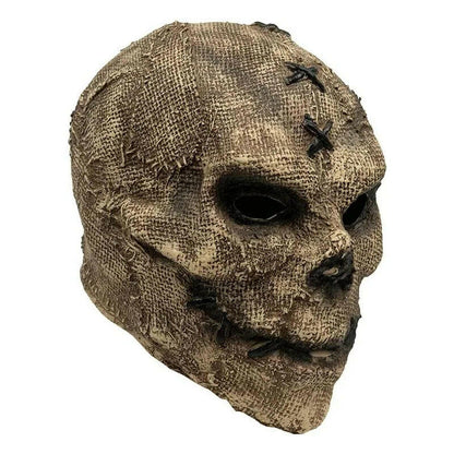 Horror Killer Skull Mask – Full-Head Latex Skeleton Helmet for Halloween and Cosplay