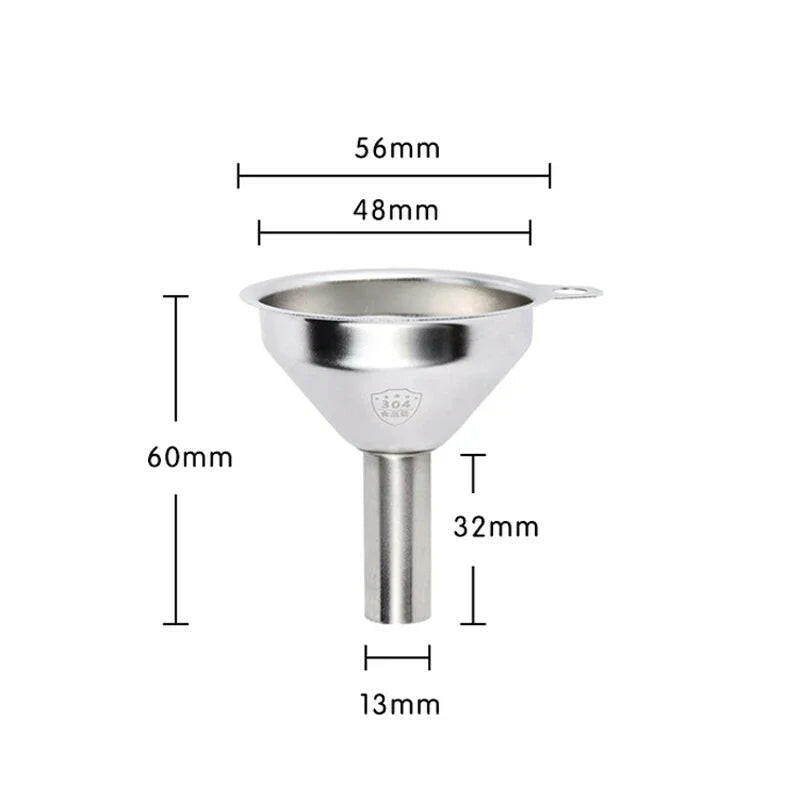 Premium Stainless Steel Funnel with Detachable Filter - Perfect for Canning and Kitchen Use!