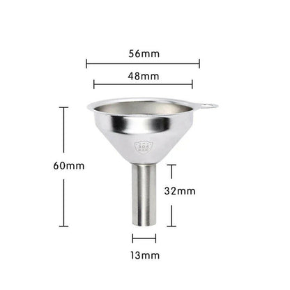 Premium Stainless Steel Funnel with Detachable Filter - Perfect for Canning and Kitchen Use!