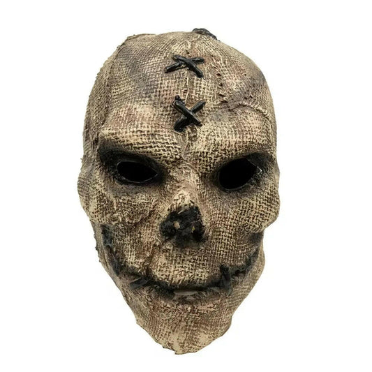 Horror Killer Skull Mask – Full-Head Latex Skeleton Helmet for Halloween and Cosplay