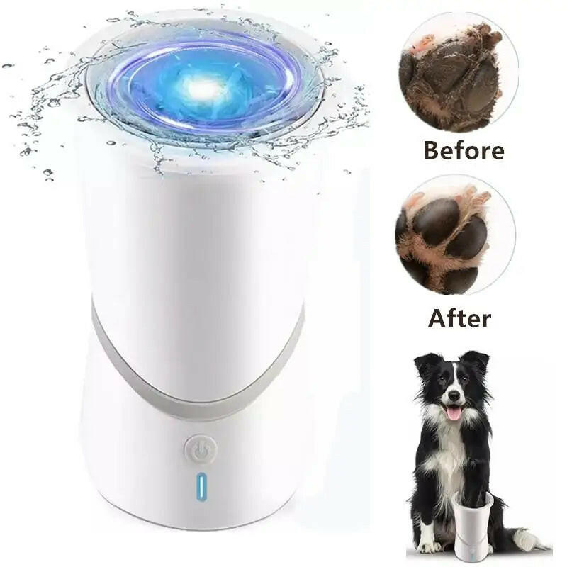 Revolutionary Automatic Dog Paw Cleaner – Portable Silicone Foot Washer for Small & Medium Dogs.