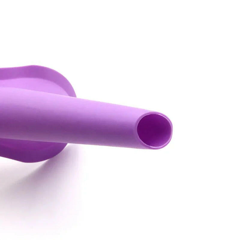 Portable Female Urinal - Soft Silicone & Disposable Paper for Outdoor Adventures, Festivals, and Emergencies!.