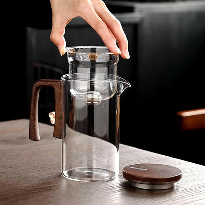 Elegant Glass Tea Pot Kettle with Infuser – Perfect for Tea Lovers (520ML/720ML).