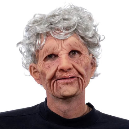 Unleash the fun this Halloween with our 2025 Wrinkled Head  Full Mask!