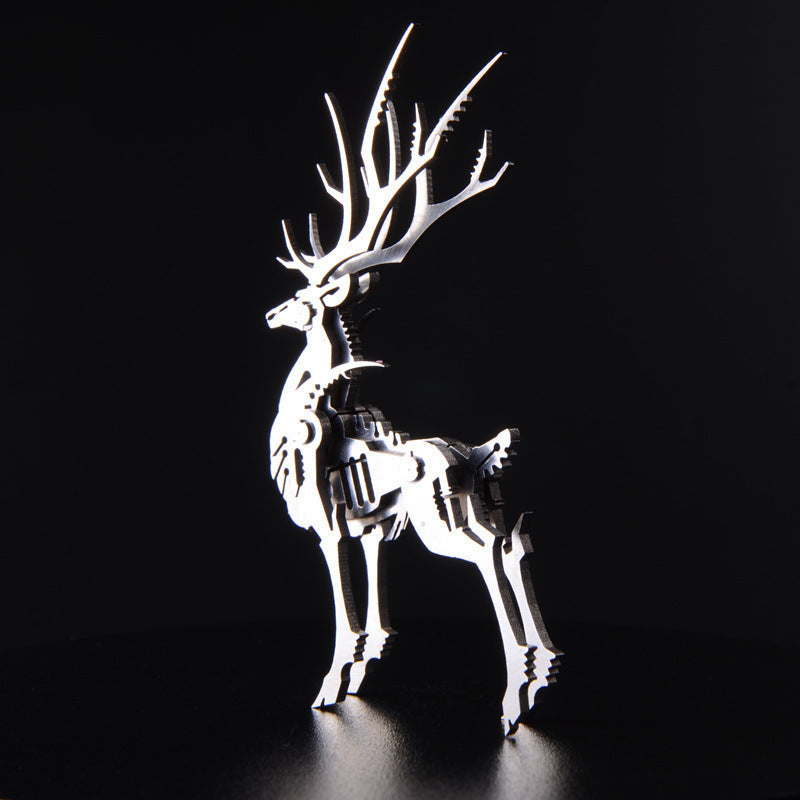 3D stainless steel dragon scorpion king puzzle, DIY assembly with movable joints.