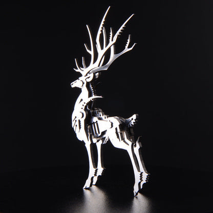 3D stainless steel dragon scorpion king puzzle, DIY assembly with movable joints.