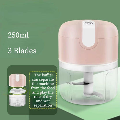 Electric Garlic Masher Portable Chopper – Effortless Food Prep Made Simple 🔪✨.