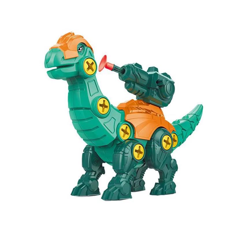 Build, Play & Battle – 3D DIY Dinosaur Puzzle Toy with Screwdriver & Soft Bullet Launcher.