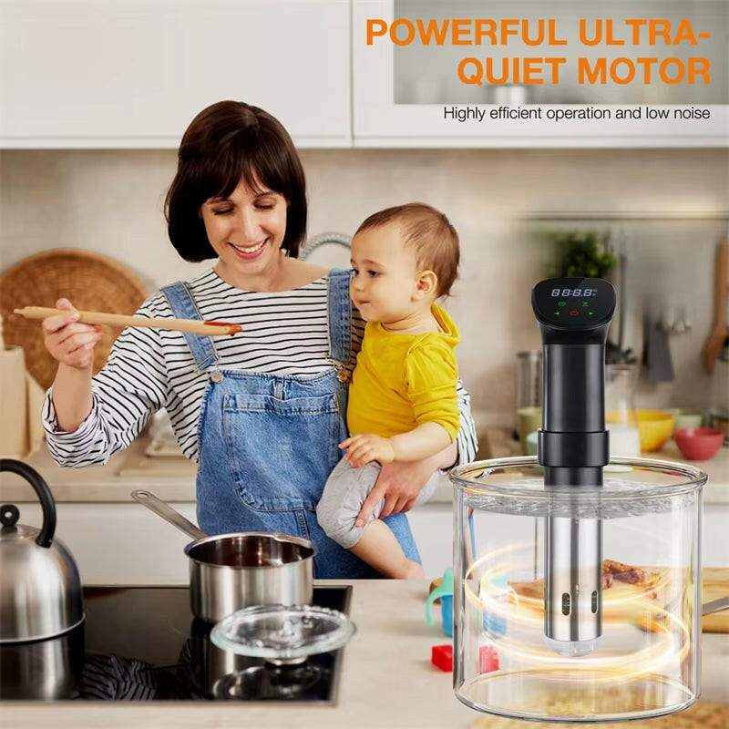 Transform Your Culinary Skills with the 1800W Waterproof Sous Vide Cooker - Quick Heating & Precision Control for Perfectly Cooked Steak, Chicken & Fish!.