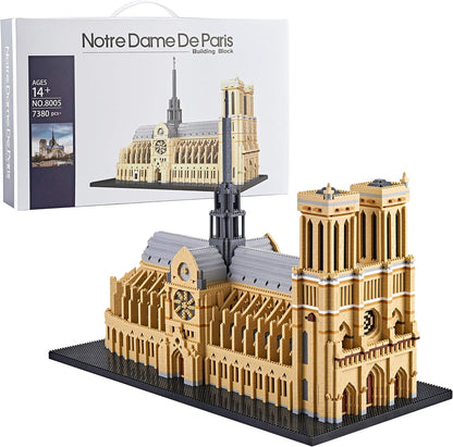 Notre Dame Cathedral  - Architecture Model Kits(7,380 Pieces)