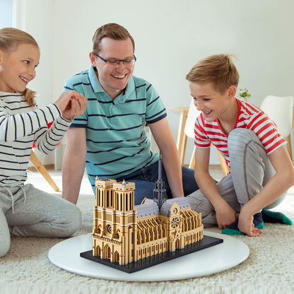 Notre Dame Cathedral  - Architecture Model Kits(7,380 Pieces)