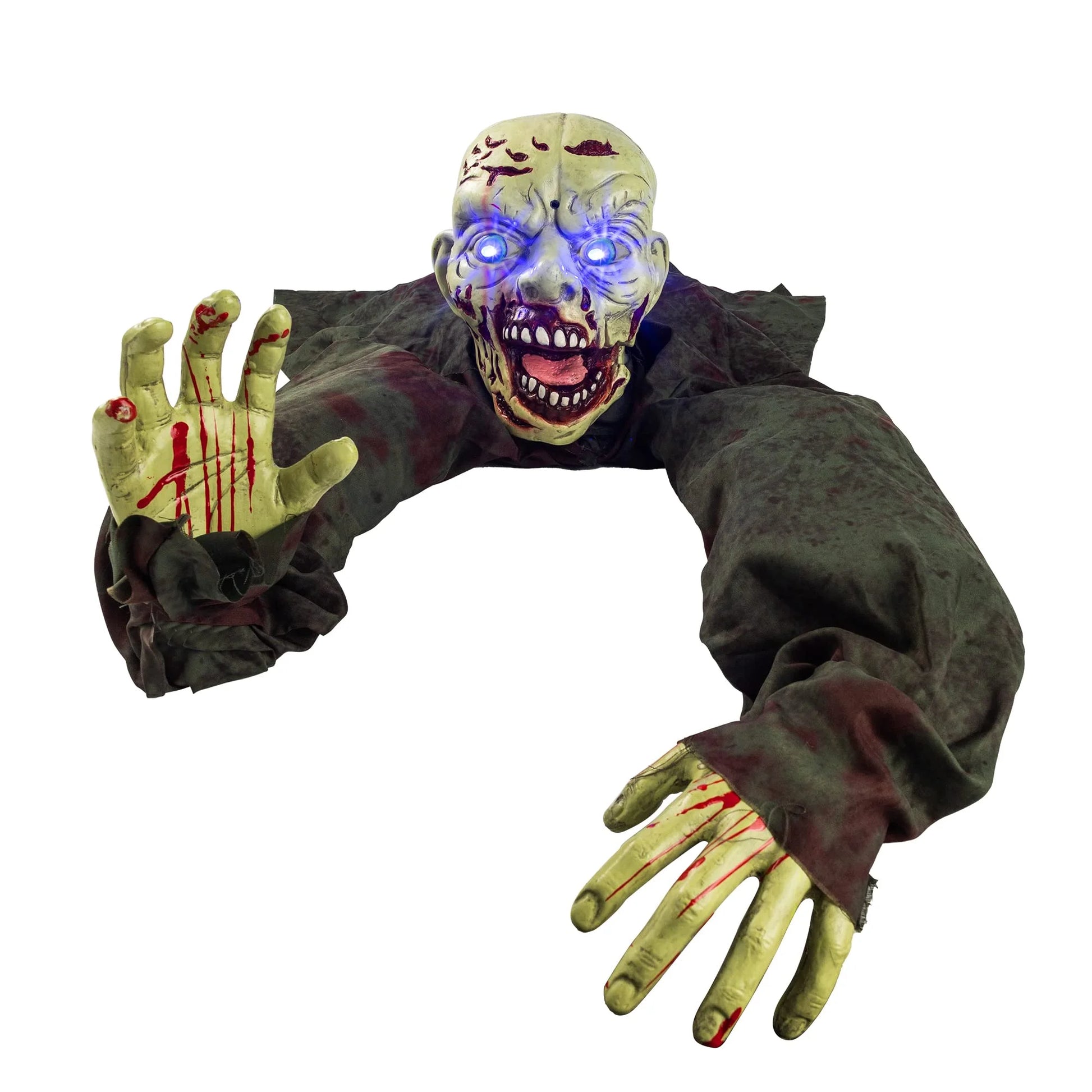 Halloween Groundbreaker Animated Halloween Decorations Zombie with Creepy Sound and Flashing Eyes