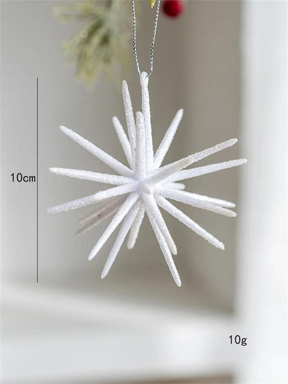 Exploding Star Christmas Tree Topper – Champagne & White Accent.