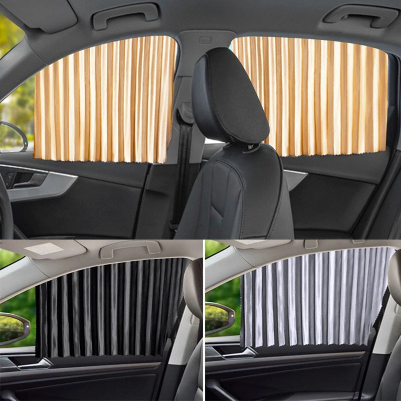 ​​​​​​​Magnetic Car Sunshade Curtains – UV Protection & Privacy Shield
