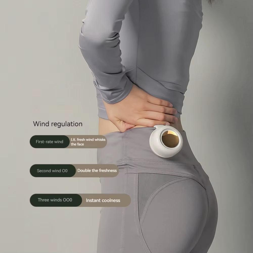 Whirlwind Clip Fan – Discreet Cooling Relief for Hot Flushes, Workouts & Everyday Comfort.