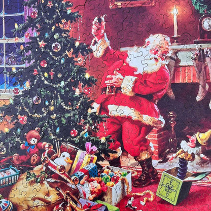 A Christmas Eve Visitor – Artisan™ Wooden Puzzle by George Hinke & Mark Cappitella (467 Pieces).